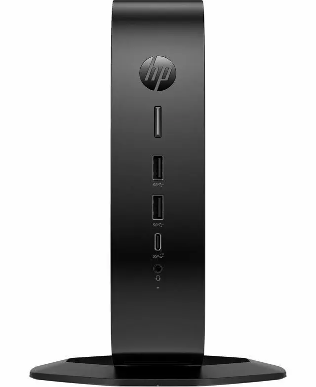 Alt view image 2 of 6 - HP Elite t755 Thin Client Ryzen V2546 Hexa-core (6 Core) 3 GHz - TAA Compliant - AMD Chip - 8 GB RAM DDR4 SDRAM - DDR4-3200/PC4-25600 - 32 GB Flash Radeon Graphics - Gigabit Ethernet - HP ThinPro - Di