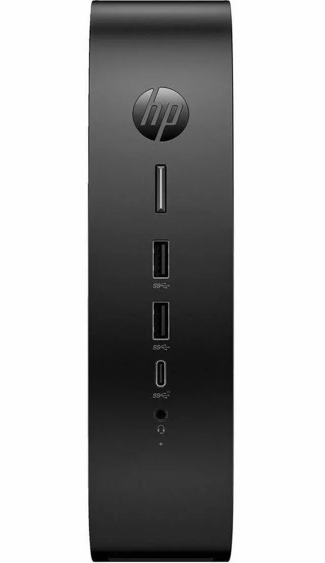 Alt view image 6 of 6 - HP Elite t755 Thin Client Ryzen V2546 Hexa-core (6 Core) 3 GHz - TAA Compliant - AMD Chip - 8 GB RAM DDR4 SDRAM - DDR4-3200/PC4-25600 - 32 GB Flash Radeon Graphics - Gigabit Ethernet - HP ThinPro - Di