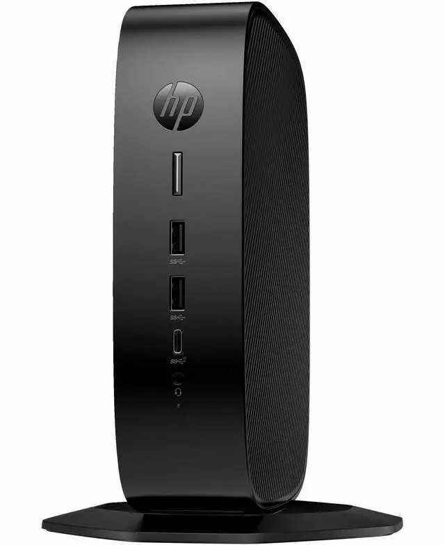 Alt view image 3 of 6 - HP Elite t755 Thin Client Ryzen V2546 Hexa-core (6 Core) 3 GHz - TAA Compliant - AMD Chip - 8 GB RAM DDR4 SDRAM - DDR4-3200/PC4-25600 - 32 GB Flash Radeon Graphics - Gigabit Ethernet - HP ThinPro - Di