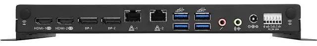 Alt view image 4 of 7 - AOpen DEX5750 Desktop Computer - Intel Core i3 11th Gen i3-1115G4 - 8 GB - 128 GB SSD - Mini PC - Black - Intel Chip - Windows 10 IoT - Intel Iris Xe graphics DDR4 SDRAM - 90 W