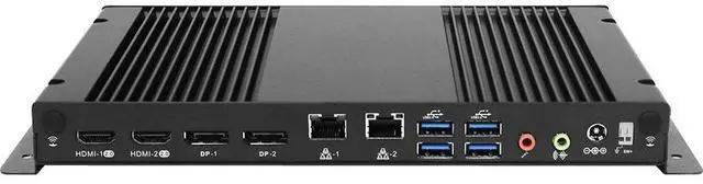 Alt view image 2 of 7 - AOpen DEX5750 Desktop Computer - Intel Core i3 11th Gen i3-1115G4 - 8 GB - 128 GB SSD - Mini PC - Black - Intel Chip - Windows 10 IoT - Intel Iris Xe graphics DDR4 SDRAM - 90 W