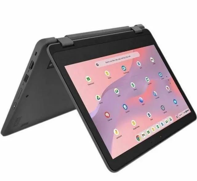 Alt view image 7 of 8 - Lenovo 300e Yoga Chromebook Gen 4 11.6" Touch Screen MediaTek Kompanio 528 Mali G52 4GB Memory 32 GB SSD Chrome OS 82W2002GUS