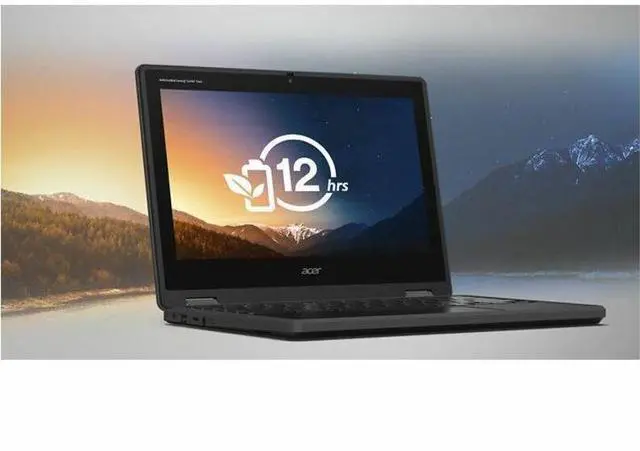 Alt view image 2 of 5 - Acer Chromebook Spin 511 R757T-C9VH 11.6" Touchscreen Convertible Chromebook - HD - Intel - 8 GB - 64 GB Flash Memory - ChromeOS - Intel UHD Graphics - Webcam - IEEE 802.11be Wireless   NX.J9LAA.001