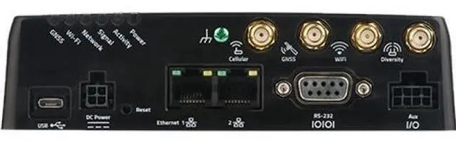 Alt view image 4 of 5 - Sierra Wireless AirLink LX60 Cellular, Ethernet Modem/Wireless Router - 4G - LTE 1900, LTE 850, LTE 700, LTE 1700, WCDMA 1900, WCDMA 850 - LTE, HSPA+, GPRS - 2 x Network Port - USB - Gigabit Ethernet