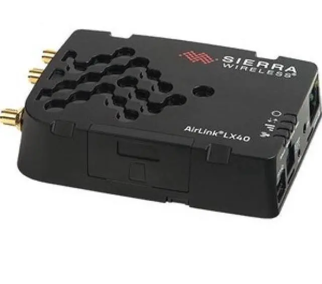 Alt view image 2 of 6 - Sierra Wireless AirLink LX40 Cellular, Ethernet Modem/Wireless Router - 4G - 1x Network Port - USB - PoE Ports - Gigabit Ethernet - VPN Supported - DIN Rail Mountable 1104579