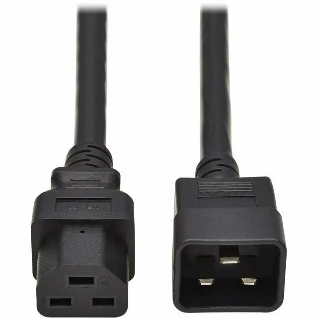 Alt view image 2 of 7 - Eaton Tripp Lite Series Power Cord, C20 to C21 - Heavy-Duty, 20A, 250V, 12 AWG, 4 ft. (1.2 m), Black - For Network Switch, PDU, UPS, Switch, Server, Network Device, Rack, Blade Server, Router - 12 Gau