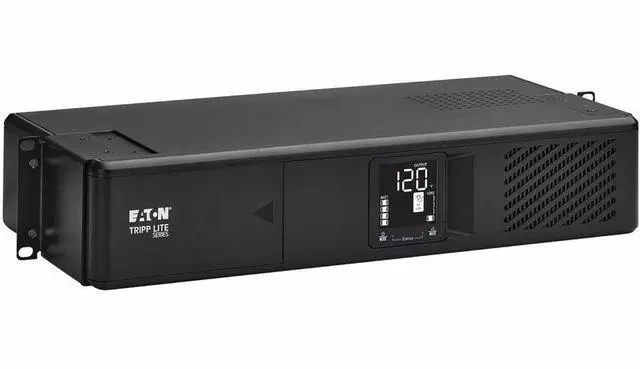 Alt view image 5 of 8 - Eaton Tripp Lite Series 750VA 475W 120V Line-Interactive Cloud-Connected UPS with Remote Monitoring - 8 NEMA 5-15R Outlets (Surge and Battery Backup), LCD, 5-15P Plug, 2U Rack/Tower - 2U Desktop/Tower