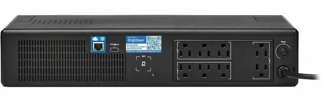 Alt view image 2 of 8 - Eaton Tripp Lite Series 750VA 475W 120V Line-Interactive Cloud-Connected UPS with Remote Monitoring - 8 NEMA 5-15R Outlets (Surge and Battery Backup), LCD, 5-15P Plug, 2U Rack/Tower - 2U Desktop/Tower