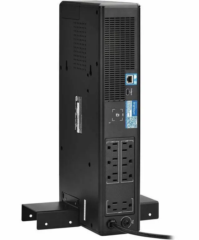 Alt view image 6 of 8 - Eaton Tripp Lite Series 750VA 475W 120V Line-Interactive Cloud-Connected UPS with Remote Monitoring - 8 NEMA 5-15R Outlets (Surge and Battery Backup), LCD, 5-15P Plug, 2U Rack/Tower - 2U Desktop/Tower