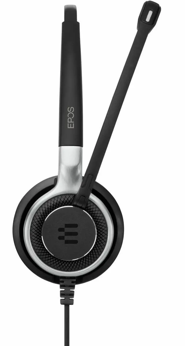Alt view image 3 of 7 - EPOS IMPACT SC 662 Headset - Stereo - Easy Disconnect - Wired - On-ear - Binaural - Ear-cup - Noise Cancelling, Electret, Uni-directional, Condenser Microphone - Black