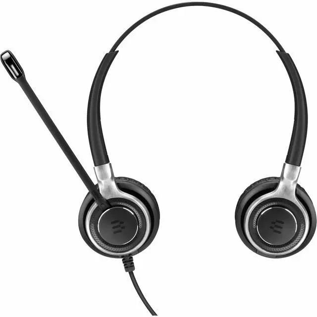 Alt view image 6 of 7 - EPOS IMPACT SC 662 Headset - Stereo - Easy Disconnect - Wired - On-ear - Binaural - Ear-cup - Noise Cancelling, Electret, Uni-directional, Condenser Microphone - Black