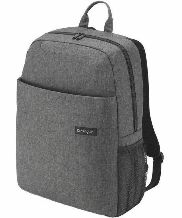 Main image of Kensington Simply Portable Lite Carrying Case (Backpack) for 16" - Gray - Water Resistant, Strain Resistant - Polyester, Mesh Fabric Body - Shoulder Strap, Handle