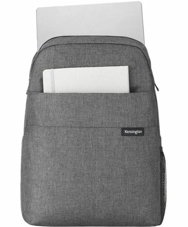 Alt view image 5 of 10 - Kensington Simply Portable Lite Carrying Case (Backpack) for 16" - Gray - Water Resistant, Strain Resistant - Polyester, Mesh Fabric Body - Shoulder Strap, Handle
