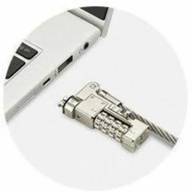 Alt view image 7 of 9 - Kensington Slim NanoSaver 2.0 EQ Combination Laptop Lock Resettable