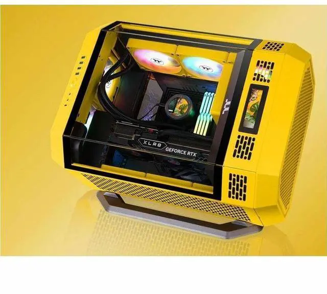 Alt view image 10 of 20 - Thermaltake CT120 EX Reverse ARGB Sync PC Cooling Fan 3 Pack, 500~2000 RPM, 5V Mobo Sync, 16.8 Million Colors 9 LEDs, MagForce 2.0 Connectors, Hydraulic Bearing, Bumblebee, CL-F223-PL12BB-A