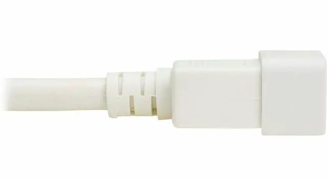 Alt view image 2 of 7 - Eaton Tripp Lite Series Power Cord, C20 to C21 - Heavy-Duty, 20A, 250V, 12 AWG, 2 ft. (0.6 m), White