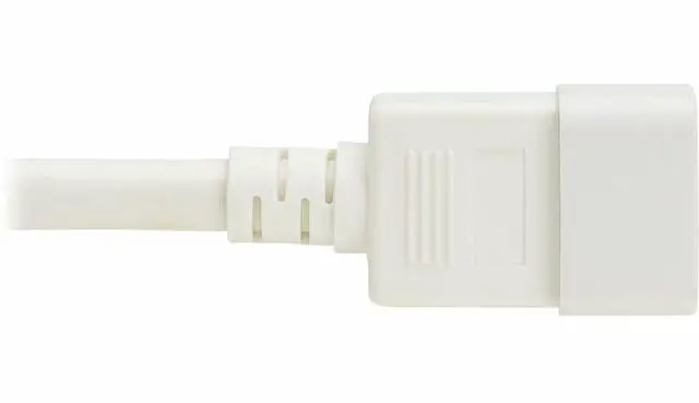 Alt view image 7 of 7 - Eaton Tripp Lite Series Power Cord, C20 to C21 - Heavy-Duty, 20A, 250V, 12 AWG, 2 ft. (0.6 m), White