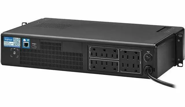 Alt view image 4 of 7 - Eaton Tripp Lite Series 1000VA 750W 120V Line-Interactive Cloud-Connected UPS with Remote Monitoring - 10 NEMA 5-15R Outlets (Surge and Battery Backup), LCD, 5-15P Plug, 2U Rack/Tower - 2U Desktop/Tow