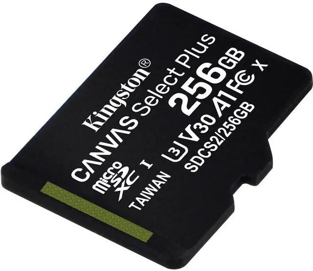 Alt view image 5 of 5 - Kingston Canvas Select Plus 256GB microSDXC Memory (Flash Memory) Model SDCS2/256GBSP