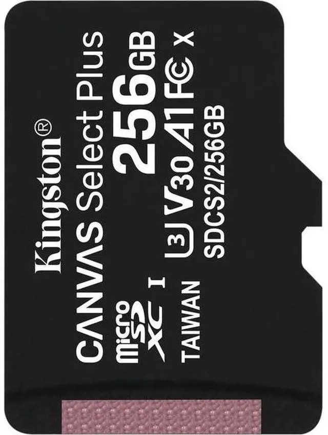 Alt view image 4 of 5 - Kingston Canvas Select Plus 256GB microSDXC Memory (Flash Memory) Model SDCS2/256GBSP