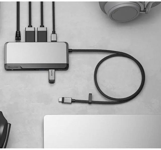 Alt view image 6 of 12 - Alogic USB-C Dual Display Dock MX2 Lite HDMI Edition U1CSHSGR