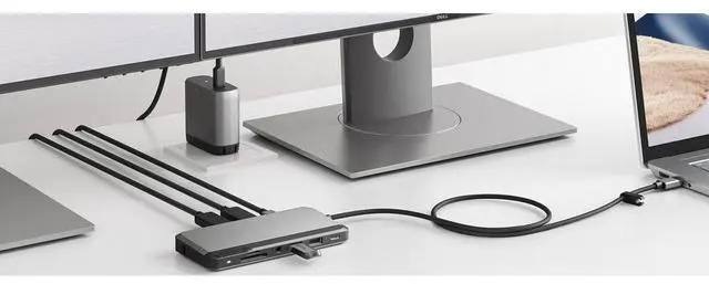 Alt view image 7 of 12 - Alogic USB-C Dual Display Dock MX2 Lite HDMI Edition U1CSHSGR