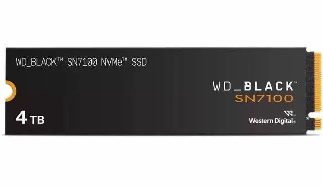 Main image of WD_BLACK SN7100 M.2 2280 4TB PCI-Express 4.0 x4 TLC 3D NAND Internal Solid State Drive (SSD) WDS400T4X0E