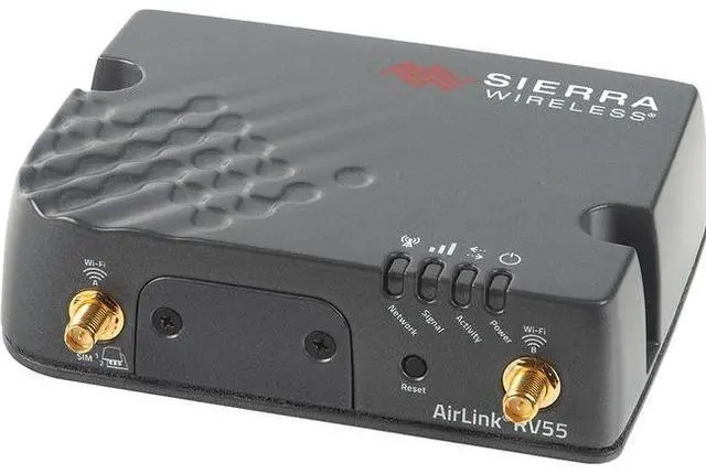 Alt view image 2 of 5 - Sierra Wireless AirLink RV55 Cellular Ethernet Modem/Wireless Router 1104335
