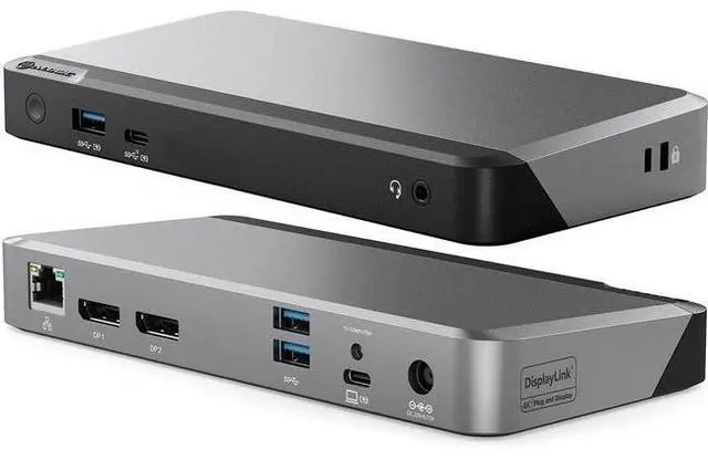 Alt view image 10 of 16 - ALOGIC Dual 4K Display Universal 65W Docking Station DUPRDX2WW