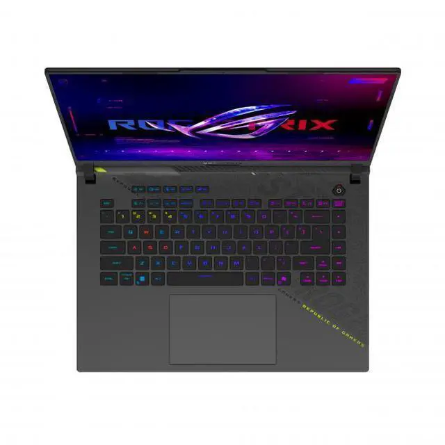 Alt view image 6 of 7 - ASUS ROG Strix G16 ROG Nebula 2.5K 240Hz 3ms 16" Gaming Notebook AMD Ryzen 9 9955HX 32GB RAM 1TB SSD NVIDIA GeForce RTX 5070Ti Eclipse Gray