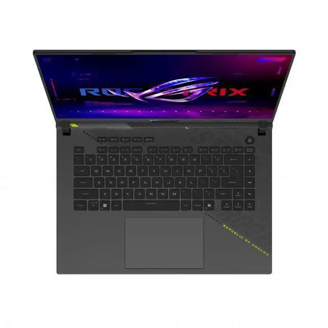 Alt view image 5 of 7 - ASUS ROG Strix G16 ROG Nebula 2.5K 240Hz 3ms 16" Gaming Notebook AMD Ryzen 9 9955HX 32GB RAM 1TB SSD NVIDIA GeForce RTX 5070Ti Eclipse Gray