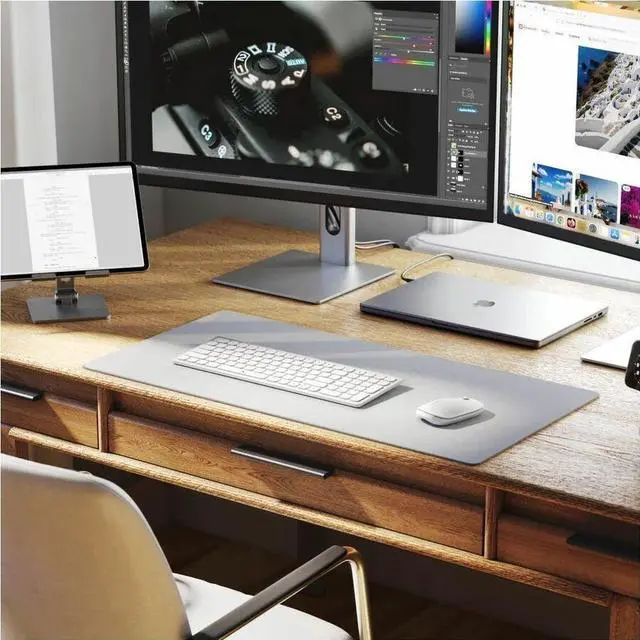 Alt view image 3 of 6 - Alogic Echelon USB-C Compact Rechargeable Wireless Keyboard for macOS - Wireless Connectivity - Bluetooth/RF - 5 - 32.81 ft - 2.40 GHz - USB Type A Interface - 99 Key(s) - Easy-Switch, Home, Desktop,