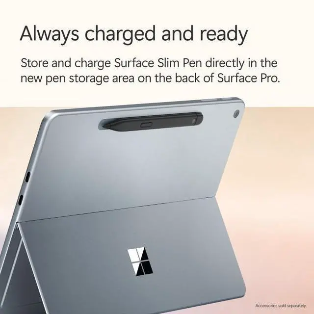 Alt view image 5 of 7 - Microsoft 12" Surface Pro Copilot+ PC, Snapdragon X Plus 8-Core, 16GB RAM, 512GB UFS, Device Only, Ocean, Latest Model