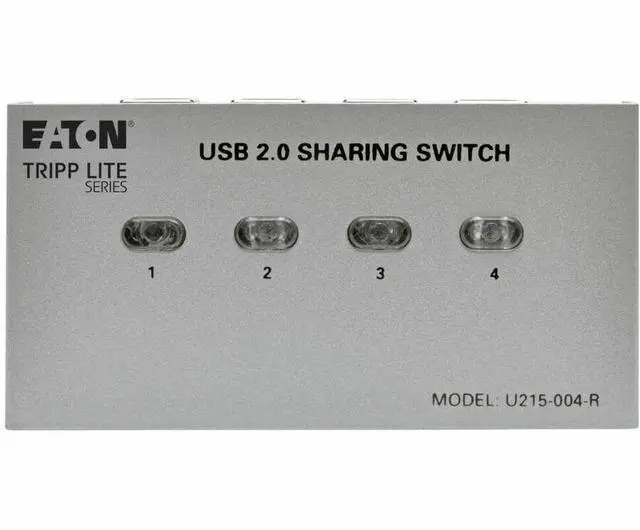 Alt view image 17 of 18 - Tripp Lite 4-Port Usb 2.0 Hi-Speed Printer / Peripheral Sharing Switch