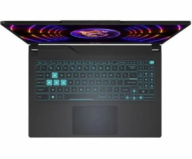 Alt view image 5 of 12 - MSI Cyborg 15 A12V Cyborg 15 A12VF-272US 15.6" Gaming Notebook - Full HD - Intel Core i7 12th Gen i7-12650H - 16 GB - 1 TB SSD - Translucent Black - Intel Chip - 1920 x 1080 - Windows 11 Home - N