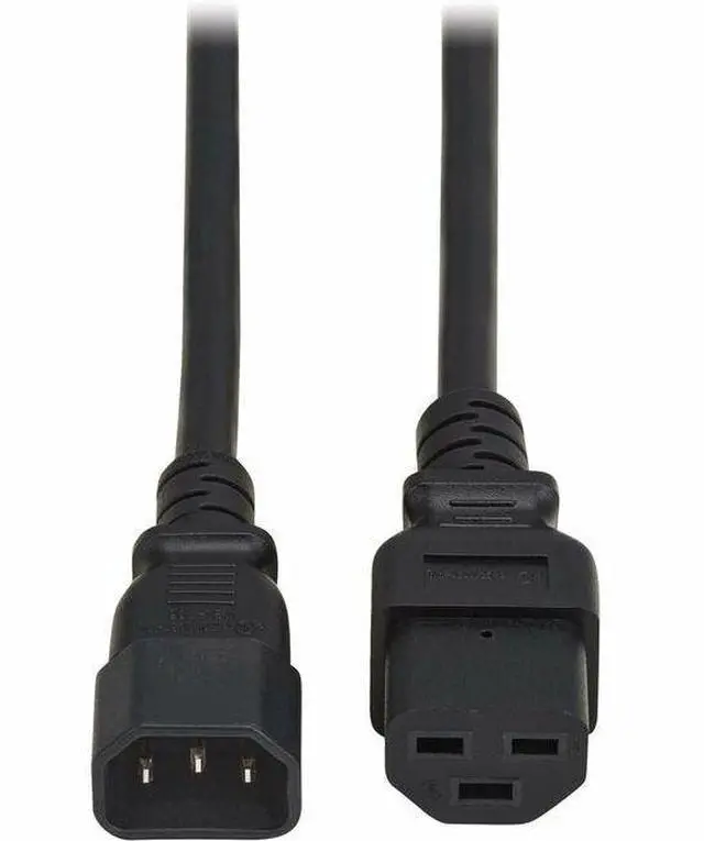 Main image of Eaton Tripp Lite Series Power Cord, C14 to C21 - Heavy-Duty, 15A, 250V, 14 AWG, 3 ft. (0.9 m), Black
