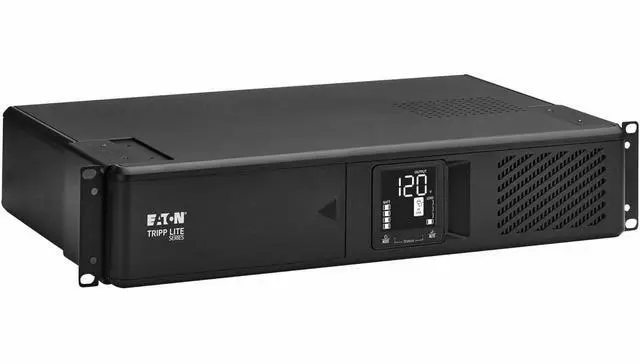 Alt view image 2 of 7 - Eaton Tripp Lite Series 1440VA 1050W 120V Line-Interactive Cloud-Connected UPS with Remote Monitoring - 10 NEMA 5-15R Outlets (Surge and Battery Backup), Extended Run, LCD, 5-15P Plug, 2U Rack/Tower -