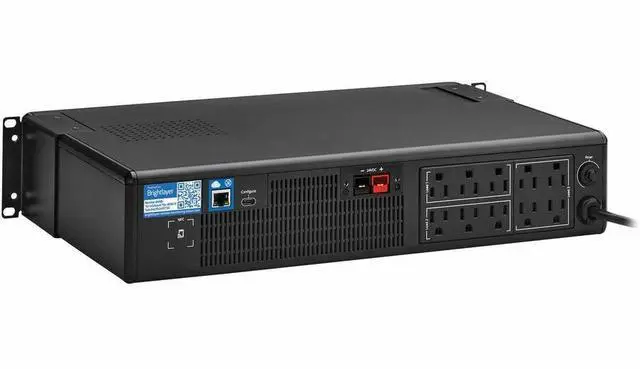 Alt view image 5 of 7 - Eaton Tripp Lite Series 1440VA 1050W 120V Line-Interactive Cloud-Connected UPS with Remote Monitoring - 10 NEMA 5-15R Outlets (Surge and Battery Backup), Extended Run, LCD, 5-15P Plug, 2U Rack/Tower -