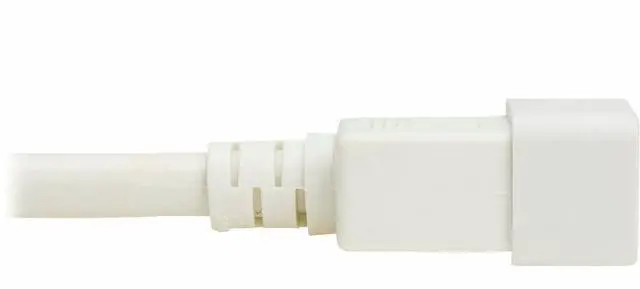 Alt view image 4 of 7 - Eaton Tripp Lite Series Power Cord, C20 to C21 - Heavy-Duty, 20A, 250V, 12 AWG, 3 ft. (0.9 m), White - For Network Switch, PDU, UPS, Switch, Server, Network Device, Rack, Blade Server, Router - 12 Gau