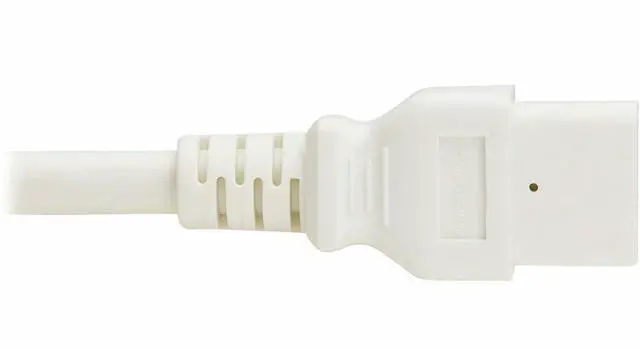 Alt view image 5 of 7 - Eaton Tripp Lite Series Power Cord, C20 to C21 - Heavy-Duty, 20A, 250V, 12 AWG, 3 ft. (0.9 m), White - For Network Switch, PDU, UPS, Switch, Server, Network Device, Rack, Blade Server, Router - 12 Gau