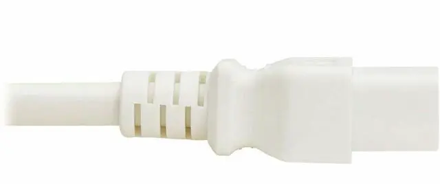 Alt view image 6 of 7 - Eaton Tripp Lite Series Power Cord, C20 to C21 - Heavy-Duty, 20A, 250V, 12 AWG, 3 ft. (0.9 m), White - For Network Switch, PDU, UPS, Switch, Server, Network Device, Rack, Blade Server, Router - 12 Gau