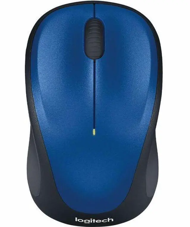 Main image of Logitech M317 Wireless Mouse - Optical - Wireless - Radio Frequency - 2.40 GHz - Blue, Black - USB - 1000 dpi - Scroll Wheel - 3 Button(s) - 1 Programmable Button(s) - Small Hand/Palm Size - Symmetric