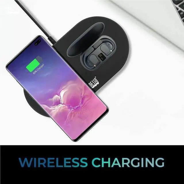 Alt view image 5 of 8 - Adesso Xtream T4 Open-Ear Bluetooth Earbuds with Charging Case XTREAMT4