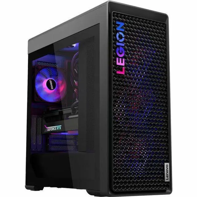 Main image of Lenovo Legion T7 34IAS10 90Y6003JUS Gaming Desktop Computer - Intel Core Ultra 9 285K - 64 GB - 2 TB SSD - Tower - Storm Gray - Intel Z890 Chip - Windows 11 Pro - NVIDIA GeForce RTX 5080 16 GB GDDR7 -
