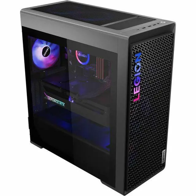 Alt view image 7 of 7 - Lenovo Legion T7 34IAS10 90Y6003JUS Gaming Desktop Computer - Intel Core Ultra 9 285K - 64 GB - 2 TB SSD - Tower - Storm Gray - Intel Z890 Chip - Windows 11 Pro - NVIDIA GeForce RTX 5080 16 GB GDDR7 -