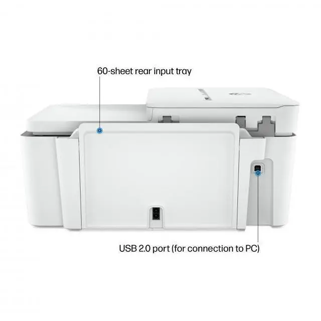 Alt view image 10 of 13 - HP DeskJet 4158e All-in-One Wireless Color Inkjet Printer W/ 6 Months Free Instant Ink W/ HP Plus