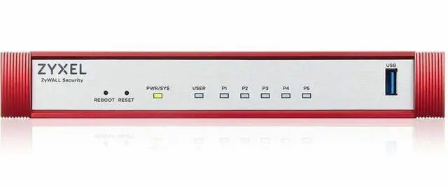 Alt view image 3 of 5 - ZYXEL USG FLEX 50H Network Security/Firewall Appliance - Intrusion Prevention - 5 Port - 1000Base-T - Gigabit Ethernet - 1.95 Gbit/s Firewall Throughput - SSL, DES, 3DES, AES (256-bit), MD5, SHA-1, SH