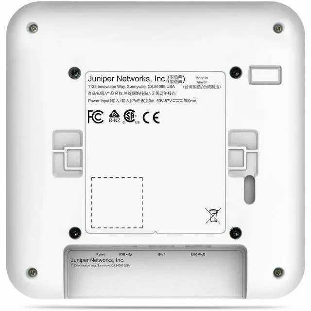 Alt view image 3 of 3 - Juniper AP45E-US Wi-Fi 6E Multi-Gigabit Access Point with Bluetooth