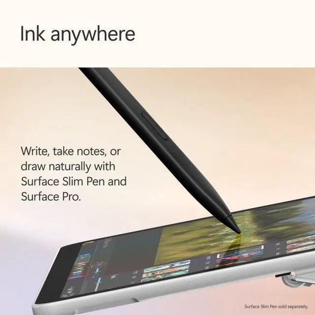 Alt view image 6 of 7 - Microsoft 12" Surface Pro Copilot+ PC, Snapdragon X Plus 8-Core, 16GB RAM, 512GB UFS, Device Only, Platinum, Latest Model