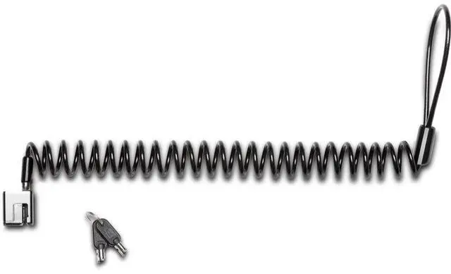 Alt view image 2 of 4 - Kensington Portable Keyed Cable Lock for Surface Pro KD - 7.50 ft Cable - Portable - Keyed Lock - Black, Silver - Carbon Steel, Plastic - For Notebook - Self-coiling